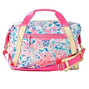 Lilly Pulitzer weekender tote bag!